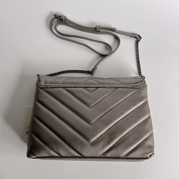 A New Day Quilted Boxy Crossbody Bag - Metallic Gray - Picture 4 of 14